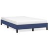 vidaXL Estructura de cama sin colch&oacute;n tela azul 120x200 cm