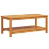 vidaXL Mesa lateral Aceite Natural 110 x 55 x 45 cm