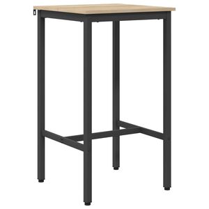 vidaXL Mesa de Bar 52 x 52 x 90 cm Madera de ingenier&iacute;a Roble Sonoma
