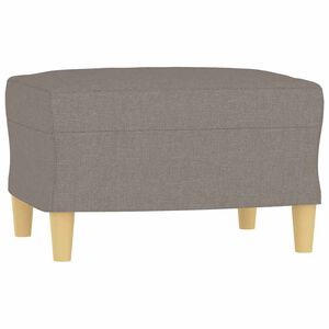vidaXL Reposapi&eacute;s de tela gris taupe 60x50x41 cm