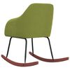 vidaXL Silla mecedora de terciopelo verde claro