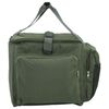 vidaXL Bolso de pesca impermeable tela Oxford verde oscuro