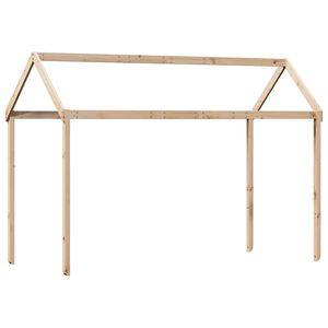 vidaXL Techo de cama infantil madera maciza pino 217x95,5x159 cm