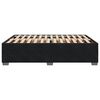 vidaXL Estructura de cama sin colch&oacute;n terciopelo negro 140x190 cm