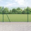 vidaXL Poste de Valla Verde 25 x 1,4 m (malla de 12 x 12 mm)