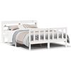 vidaXL Estructura de cama sin colch&oacute;n madera maciza de pino 160x200 cm