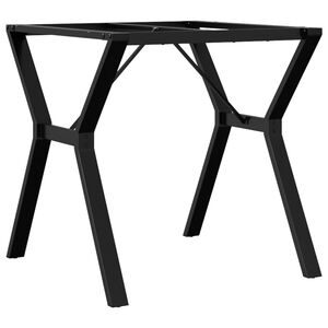 vidaXL Patas de mesa de comedor estructura Y acero 70x70x73 cm