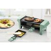 Bestron Parrilla raclette AGR102G negro y verde 350 W