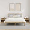 vidaXL Mueble cama con caj&oacute;n 2 pcs Roble artesanal 40 x 39 x 40cm