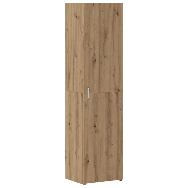 vidaXL Aparador alto 2 pcs Roble artesanal 45 x 42,5 x 185 cm