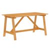 vidaXL Juego de comedor para jard&iacute;n 7 piezas madera maciza de acacia