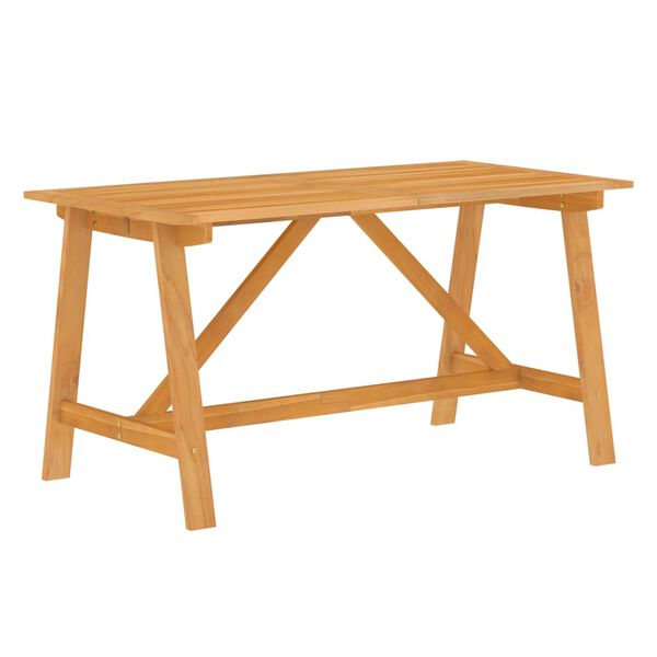 vidaXL Juego de comedor para jard&iacute;n 7 piezas madera maciza de acacia