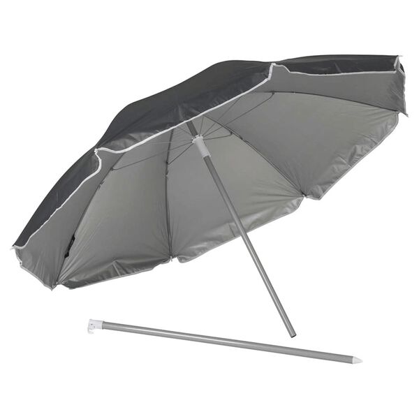 Bo-Camp Sombrilla Beach gris 160 cm