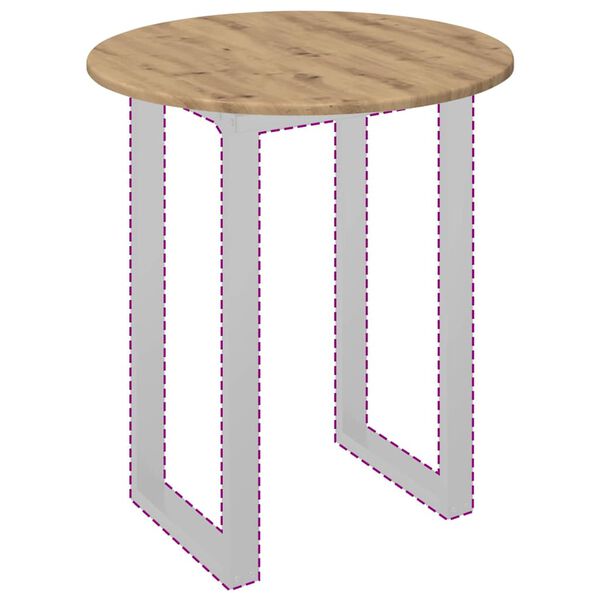 vidaXL Encimera Roble artisan 60 x 60 x 1,5 cm Madera de ingenier&iacute;a