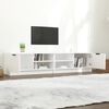 vidaXL Mueble para TV 2 pzas madera contrachapada blanco 80x35x36,5 cm