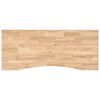 vidaXL Tablero escritorio rectangular madera maciza roble sin tratar