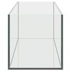 vidaXL Acuario con almacenamiento Transparente 80 x 20 x 20 cm Cristal