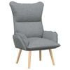 vidaXL sill&oacute;n Gris Claro 69 x 74 x 93 cm Tela y contrachapado
