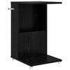 vidaXL Mesa lateral Roble Negro 40 x 35 x 60 cm Madera de ingenier&iacute;a