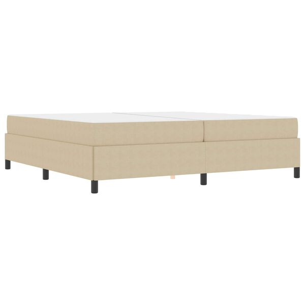 vidaXL Estructura de cama Verde Claro Gris 200 x 200 cm tela