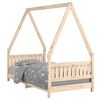 vidaXL Estructura de cama para ni&ntilde;os madera maciza de pino 80x160 cm