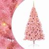 vidaXL &Aacute;rbol de Navidad Artificial Preiluminado Rosa 240 cm PVC