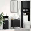 vidaXL Gabinete de Lavabo para Ba&ntilde;o Roble Negro 58 x 33 x 60 cm