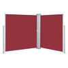 vidaXL Toldo lateral retr&aacute;ctil rojo 140x600 cm