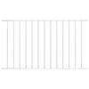 vidaXL Panel de valla Woerden de acero con recubrimiento en polvo, 163x117 cm, blanco