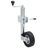 vidaXL Rueda gato remolque abrazadera partida acero galvanizado 60 mm