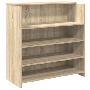 vidaXL Mostrador de recepci&oacute;n Roble Sonoma 100x50x103,5 cm Madera de ingenier&iacute;a