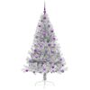 vidaXL &Aacute;rbol de Navidad Artificial Preiluminado Plateado 180 cm PET