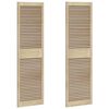 vidaXL Puerta de Armario con puerta 2 uds. Natural 170 x 2,1 x 49,5 cm