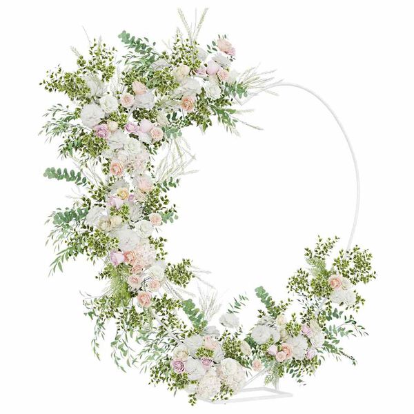vidaXL Arco de Boda 195 x 35 x 211 cm Acero