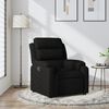 vidaXL Sill&oacute;n reclinable de tela negra