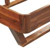 vidaXL Estructura de cama de madera maciza de acacia 160x200 cm