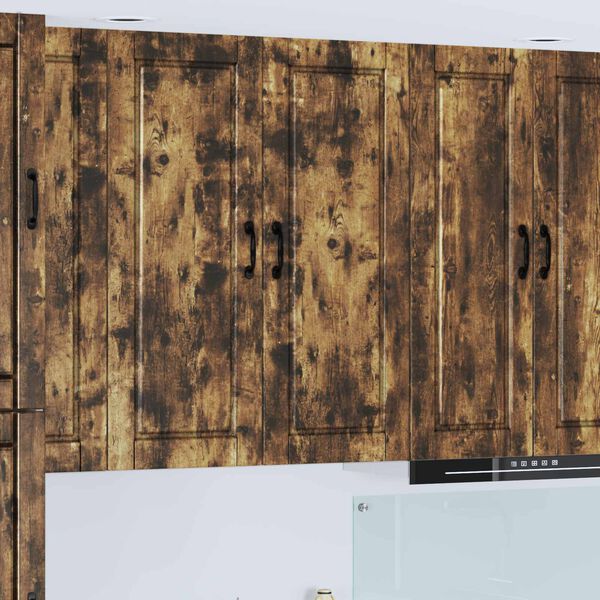 vidaXL Mueble de Cocina con estante Roble ahumado 40 x 31 x 100 cm