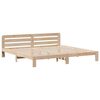 vidaXL Estructura de cama sin colch&oacute;n madera maciza de pino 180x200 cm