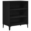 vidaXL Vitrina Roble Negro 57 x 35 x 70 cm Madera de ingenier&iacute;a