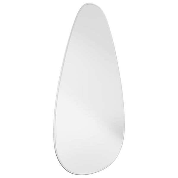 vidaXL Espejo de pared plateado 80x35 cm