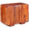 vidaXL Aparador de madera maciza de acacia 75x35x60 cm