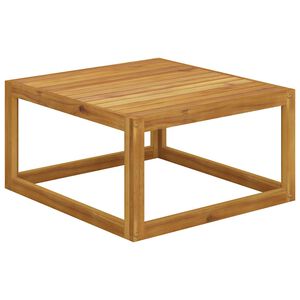 vidaXL Mesa de centro de madera maciza de acacia 68x68x29 cm