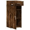 vidaXL Aparador madera de ingenier&iacute;a roble ahumado 40x42,5x93 cm