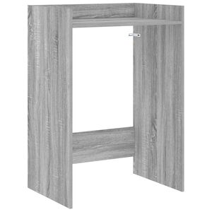 vidaXL Armario para lavadora Gris Sonoma 67,5 x 48 x 97 cm