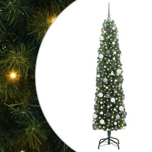 vidaXL &Aacute;rbol de Navidad artificial Verde 180 cm PVC, Acero y Pl&aacute;stico