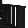 vidaXL Banco de jard&iacute;n con mesa 2 plazas madera maciza de pino negro