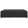 vidaXL Funda para muebles Liso Negro 300 x 300 x 70 cm 210D