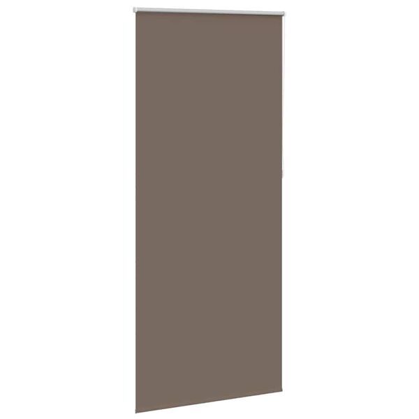 vidaXL Estor enrollable opaco 124,4x230 cm Tejido Ancho 120 cm Caf&eacute;