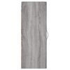 vidaXL Armario de pared madera de ingenier&iacute;a gris Sonoma 34,5x34x90 cm