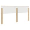 vidaXL Cabecero Roble Sonoma 180 cm Madera contrachapada